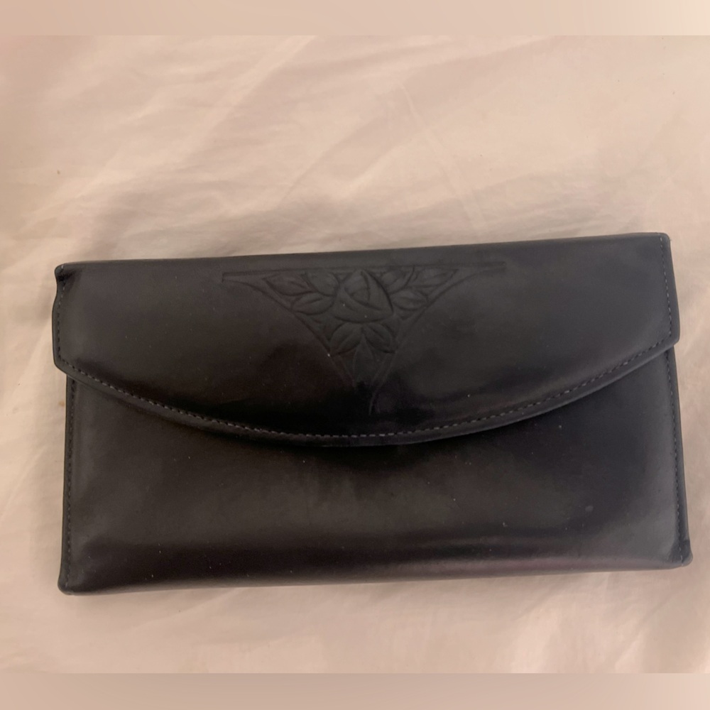 Vintage Rolfs Cowhide Leather Black Wallet